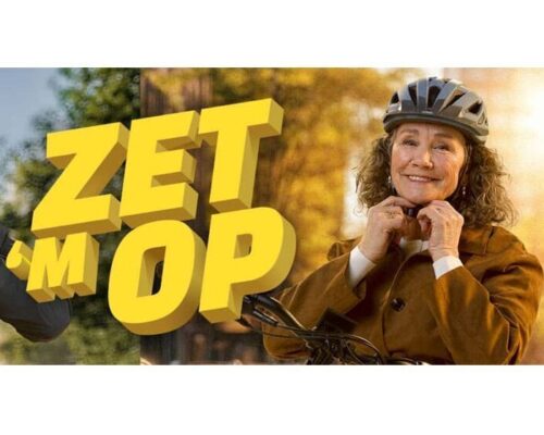 Zet m op fietshelm
